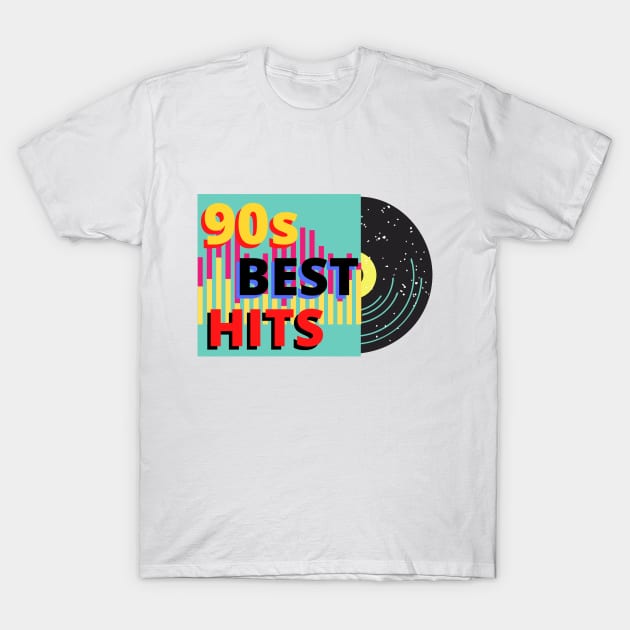 90s Best Hits T-Shirt by Bishop Creations